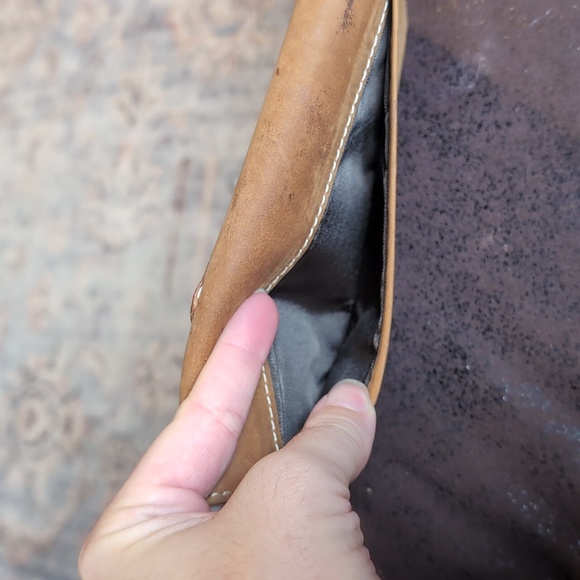 Nocona Genuine Leather Cross Wallet Billfold - Picture 5 of 10